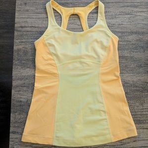 Lululemon Yellow Athletic Tank